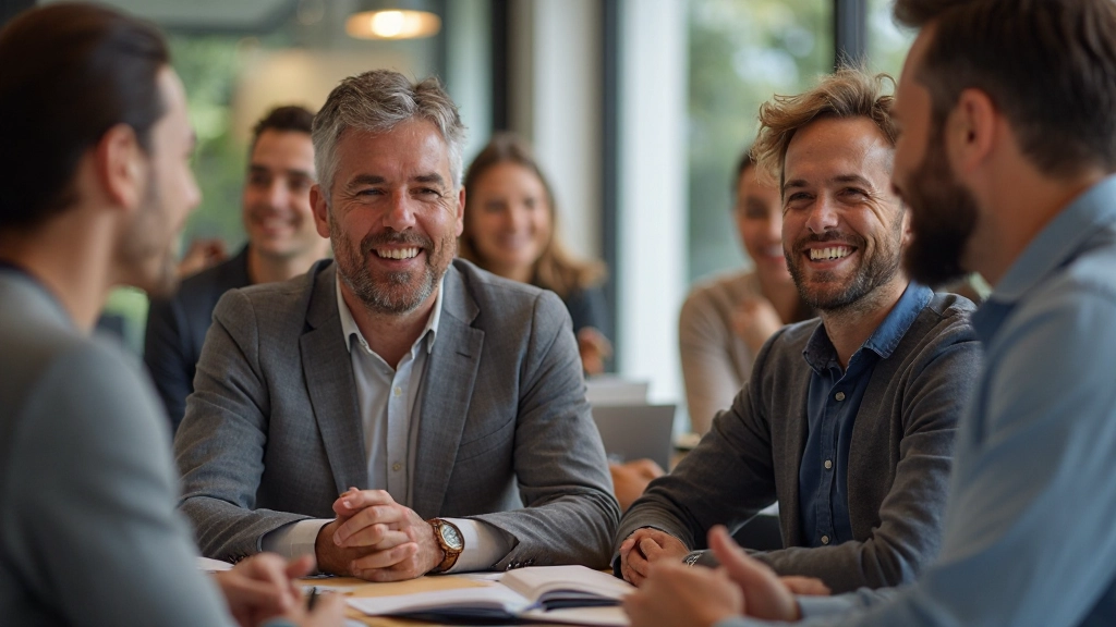 Deelnemers van Empatisch Verbinden training in gesprek