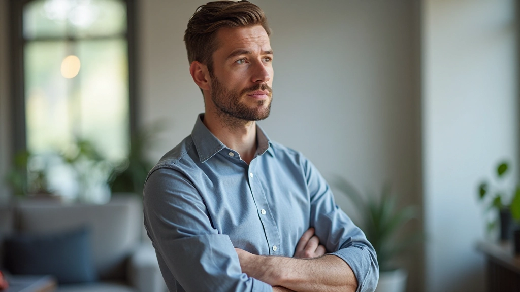 Persoon die kalm en geduldig luistert naar een ander