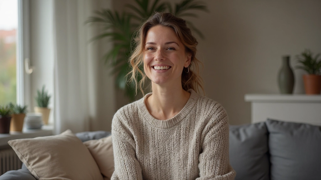 Twee personen die in een rustige, private ruimte met elkaar praten, beide ontspannen en open